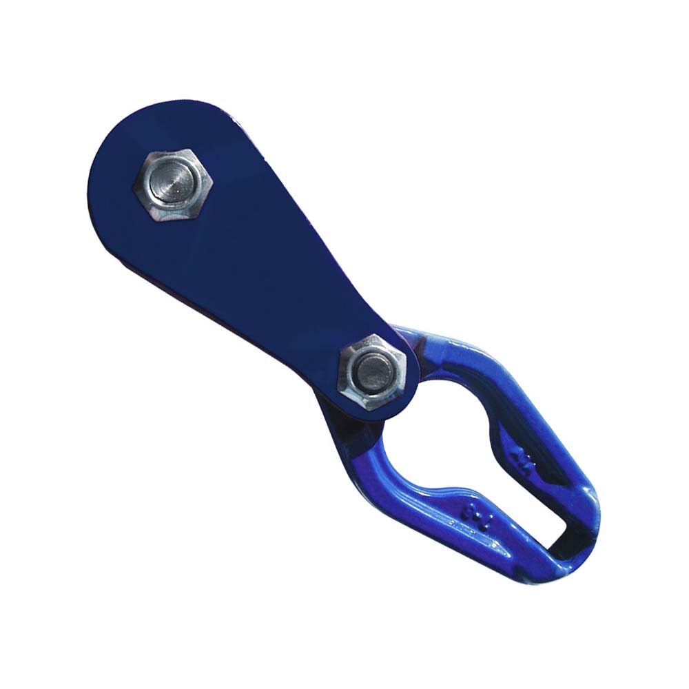 Puleggia a corda con gancio e rullo in acciaio 8mm