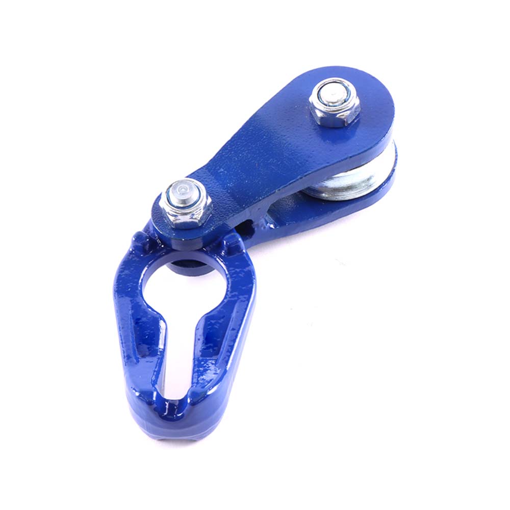 Puleggia a corda con gancio e rullo in acciaio 8mm