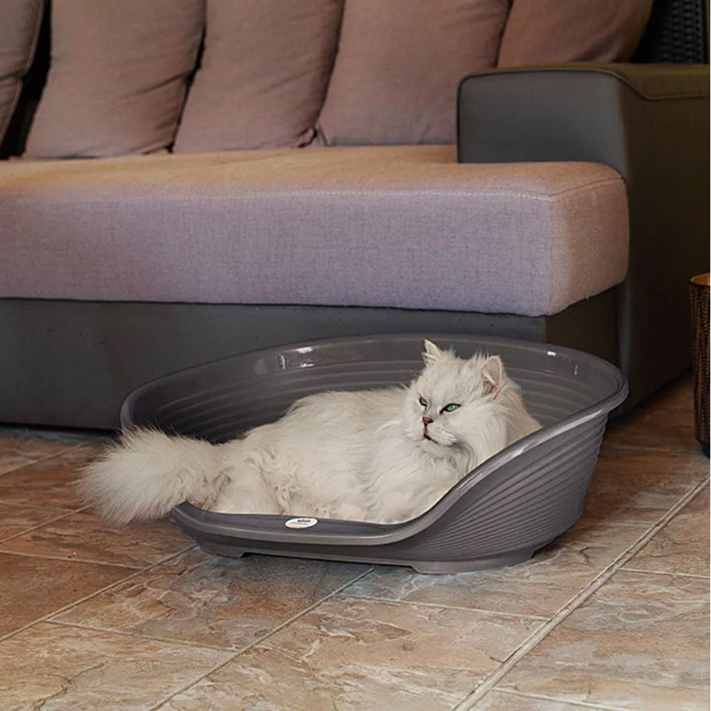 SIESTA DELUXE Letto da interno in plastica per cani e gatti con antiscivolo