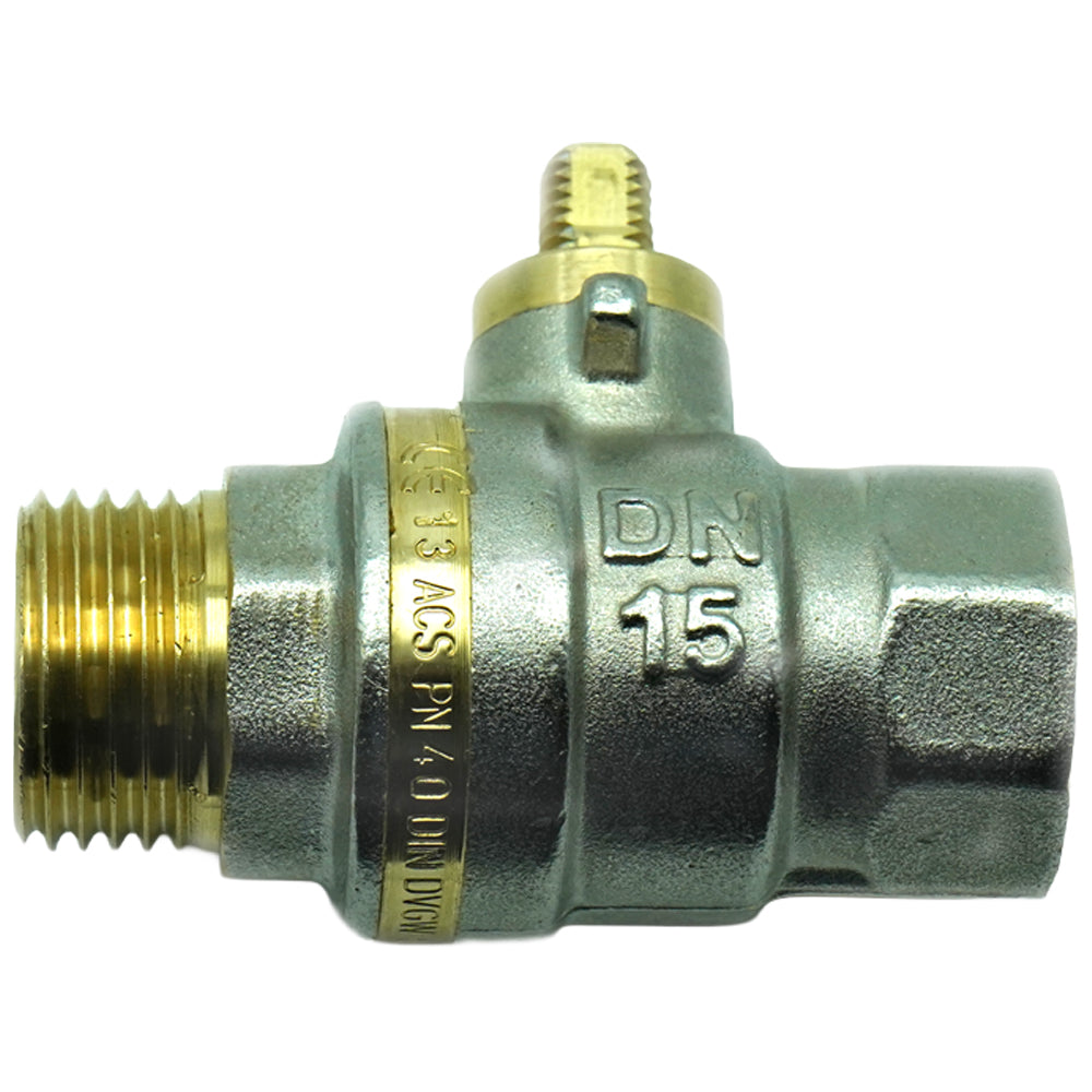 Regolatore in Ottone per Acqua per Abbeveratoi R ½″ con Valvola a Sfera