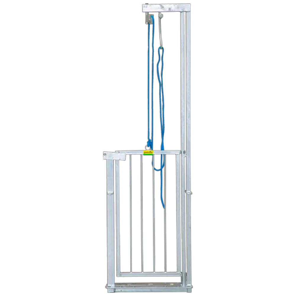 Cancello a Ghigliottina con Azionamento a Corda - Gestione Ovini