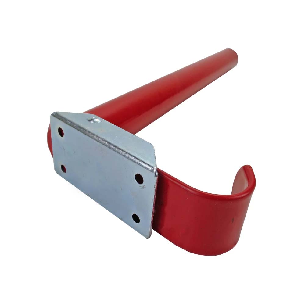 Portasella pieghevole 44 cm Rosso per rimorchio per cavalli