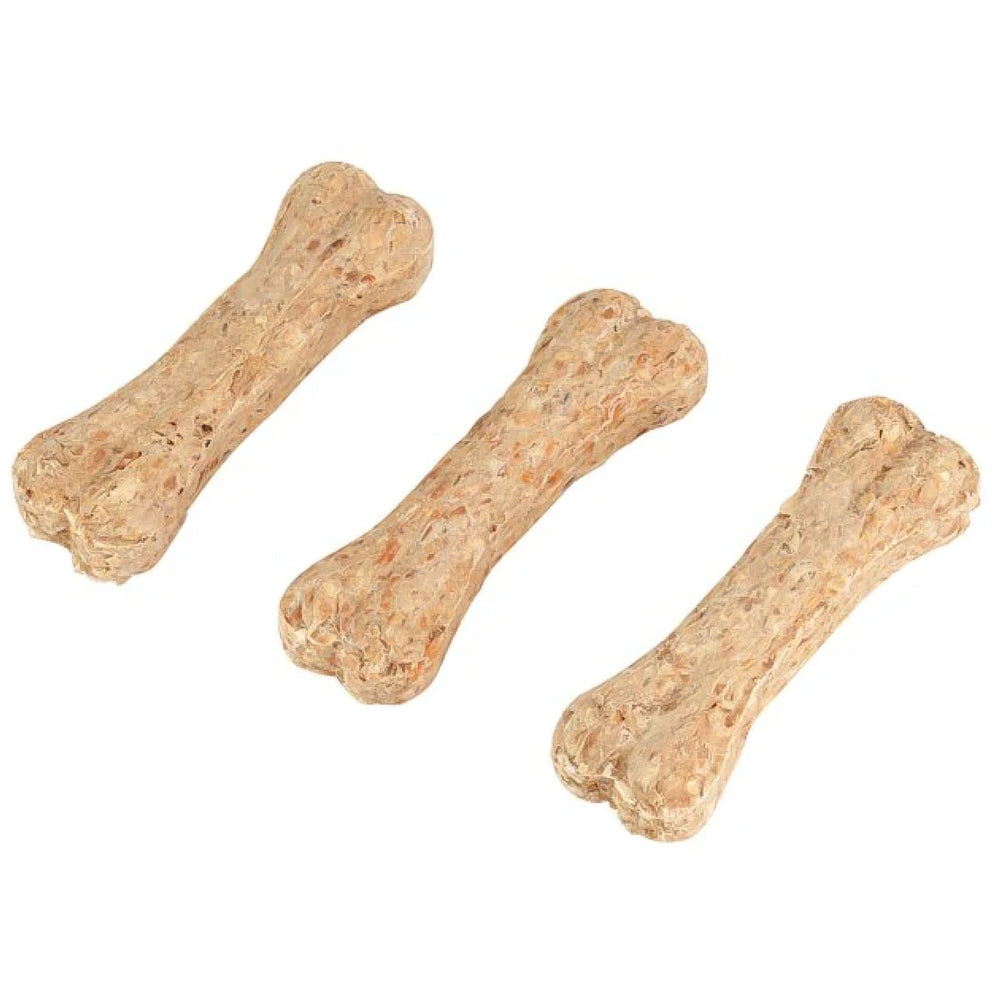 Ossa In Pelle Bovina Masticabili Per Cani 3 Pezzi