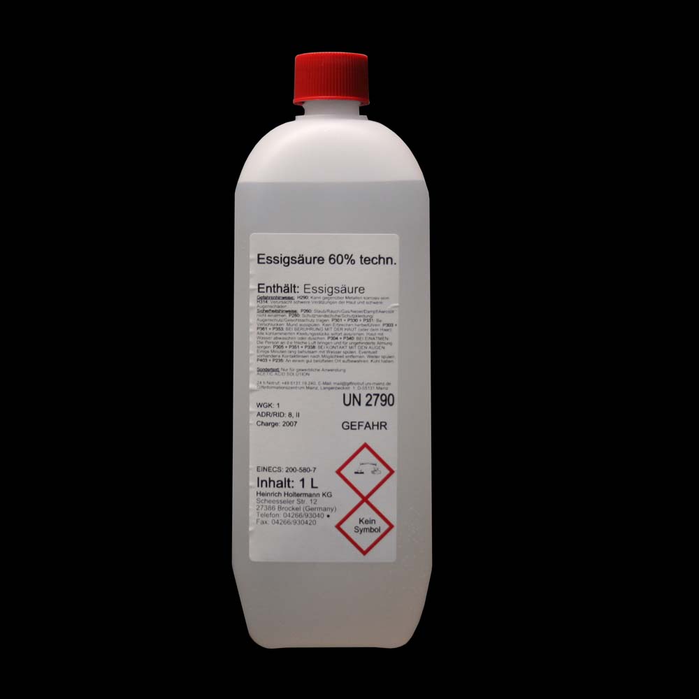 Acido Acetico 60% per apicoltori - 1 Lt