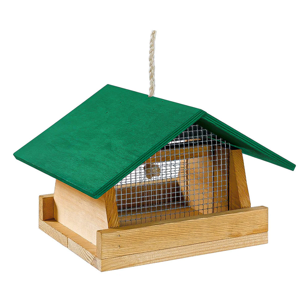 Mangiatoia per uccelli in legno 1