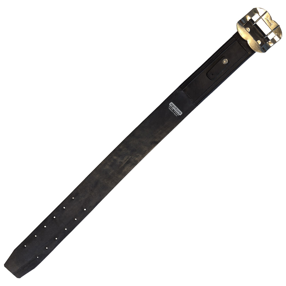 Leather Calf Strap with Durable Metal Buckle