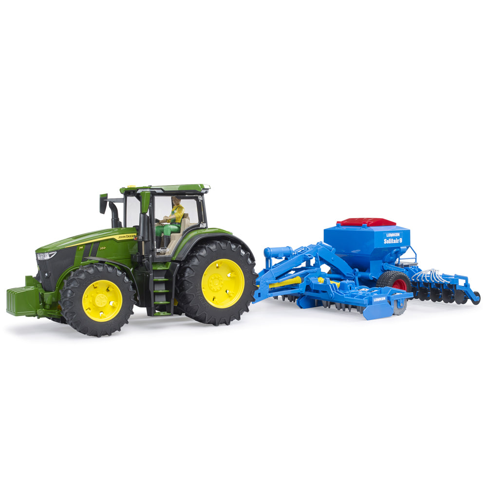 Bruder LEMKEN Solitair 9 Combinata Agricola da Rimorchio in Miniatura