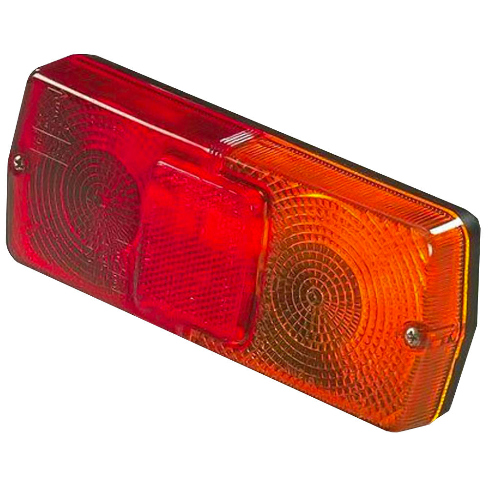 Lente in Plastica Ambra/Rossa per Fanale Posteriore