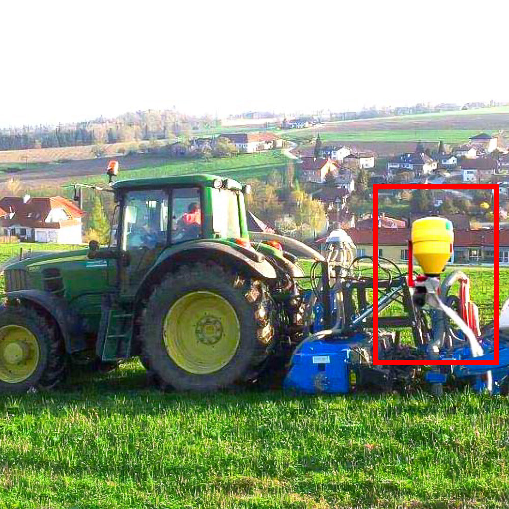 Separatore per vitelli con telaio di supporto