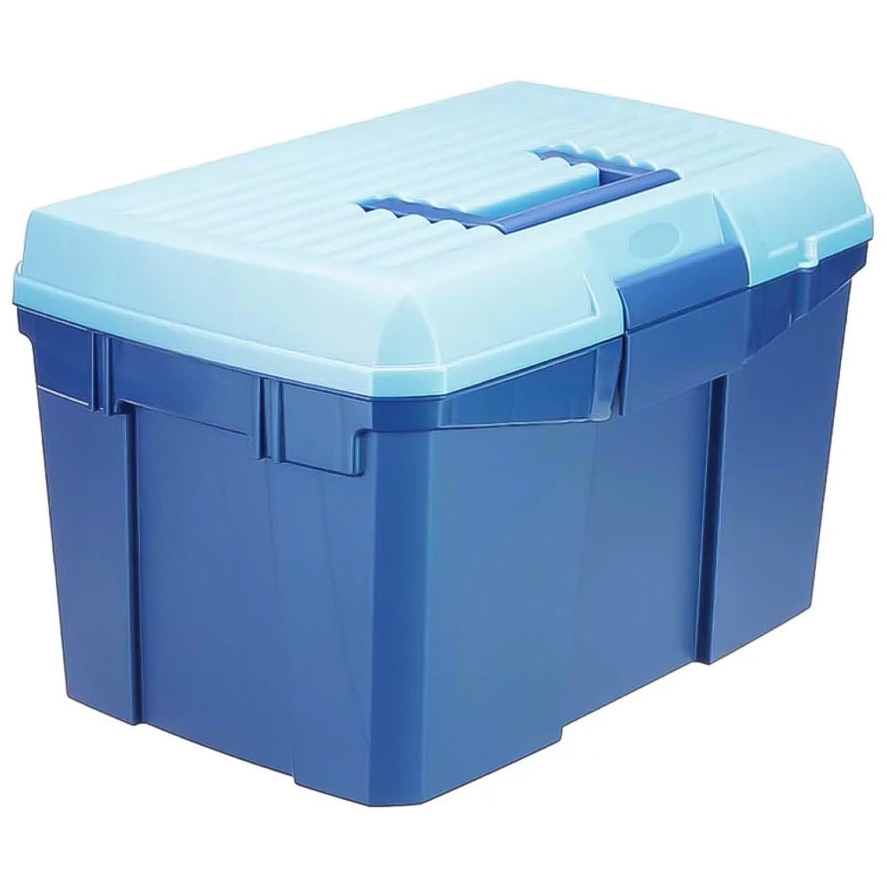 Set bauletto nella scatola toelettatura cavalli con 7 attrezzi