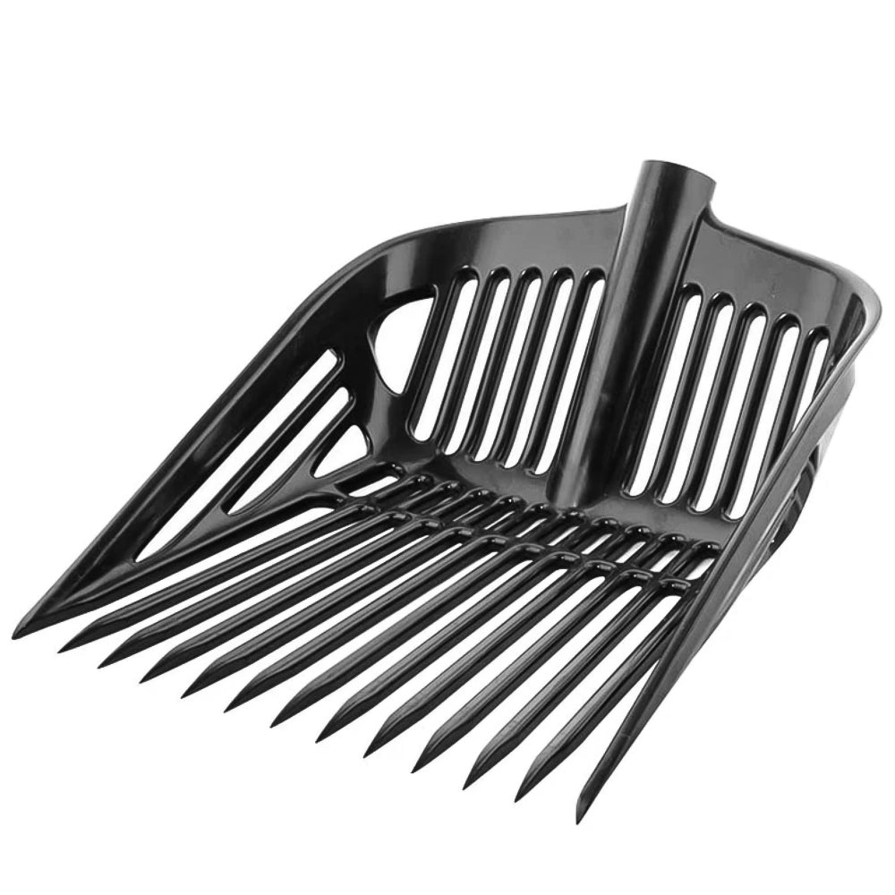 Forca truciolo con cestello stalla per paglia e letame in plastica