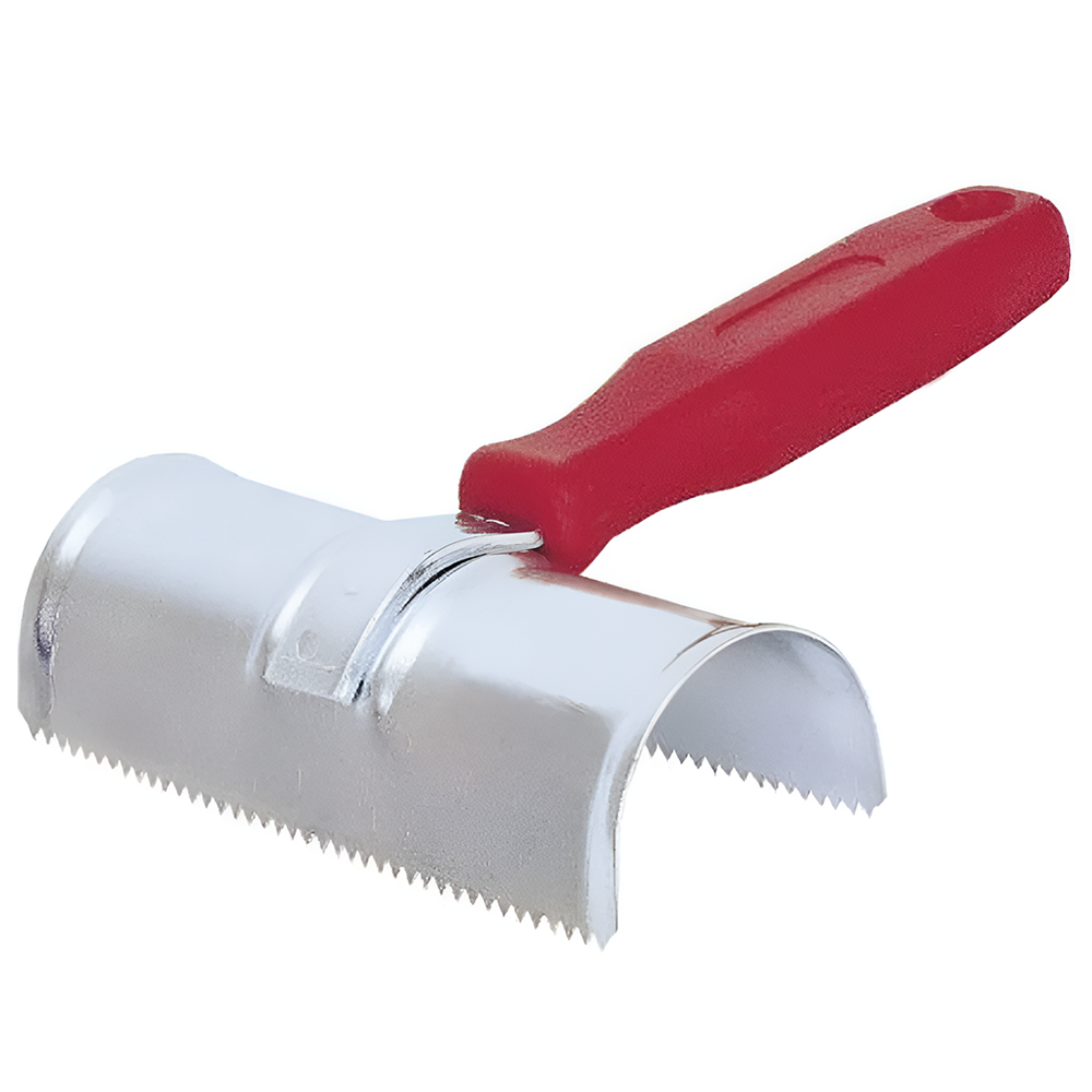 Striglia per bovini zincata a due barre dentate