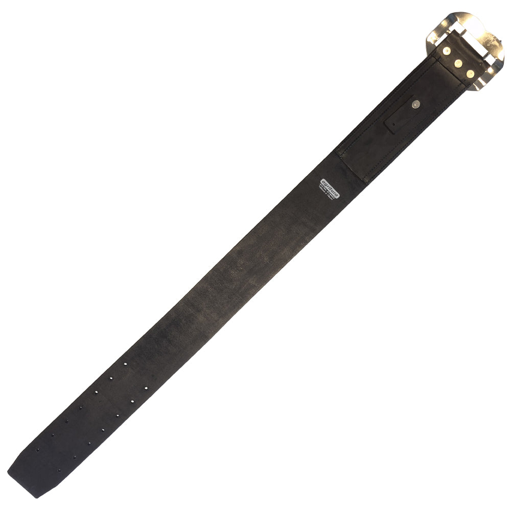 Leather Cattle Strap with Collar – 120cm
