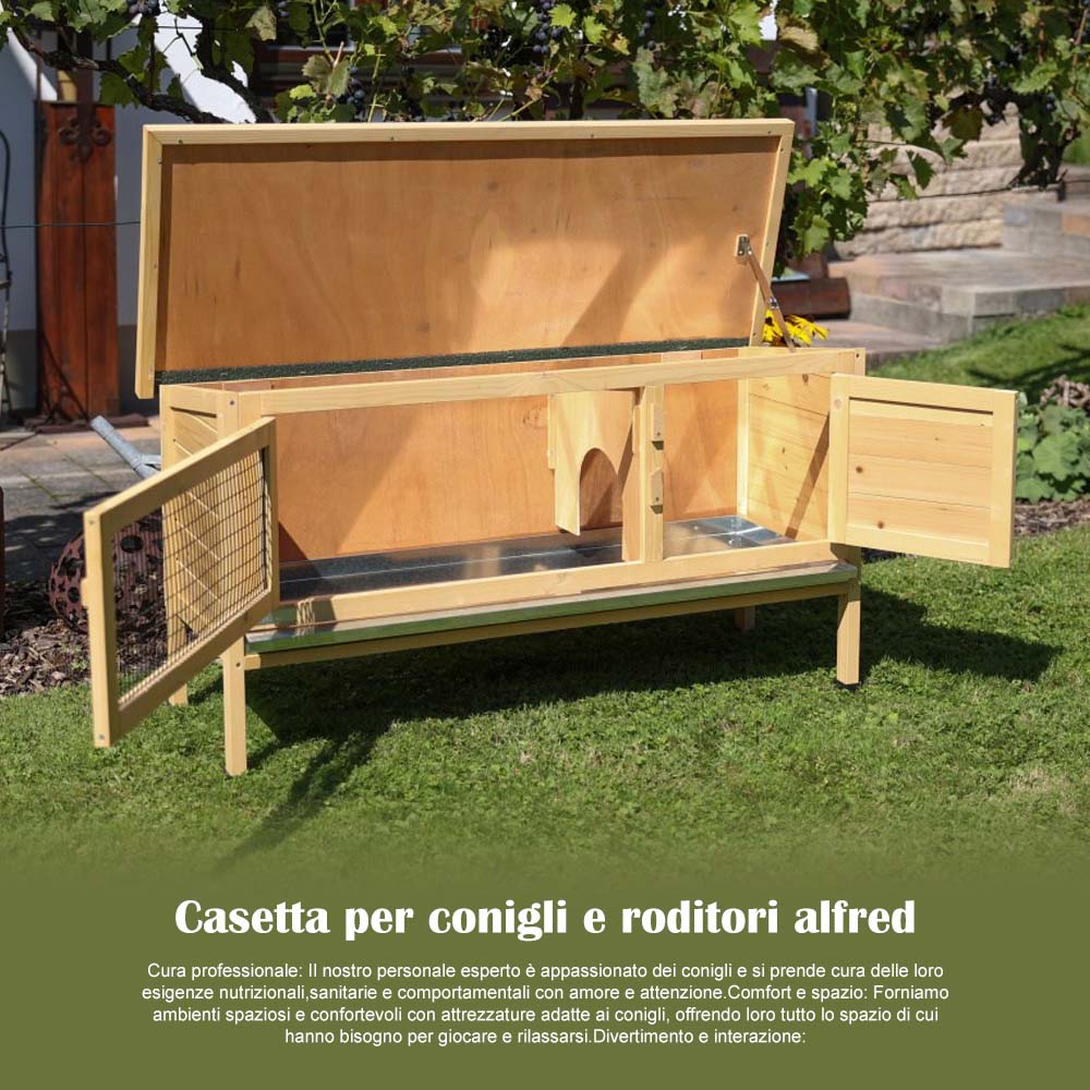 Casette per Conigli e Roditori Alfred | Fred