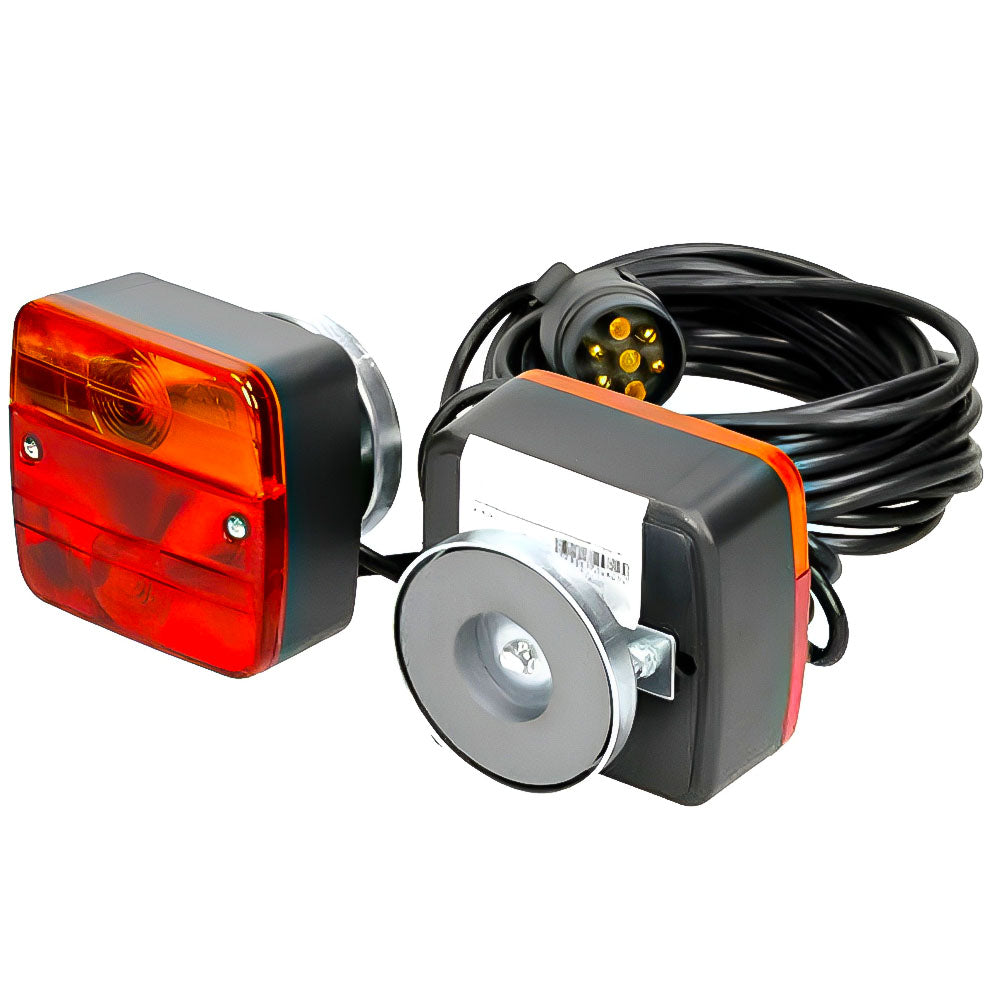 Set di luci per rimorchio magnetiche