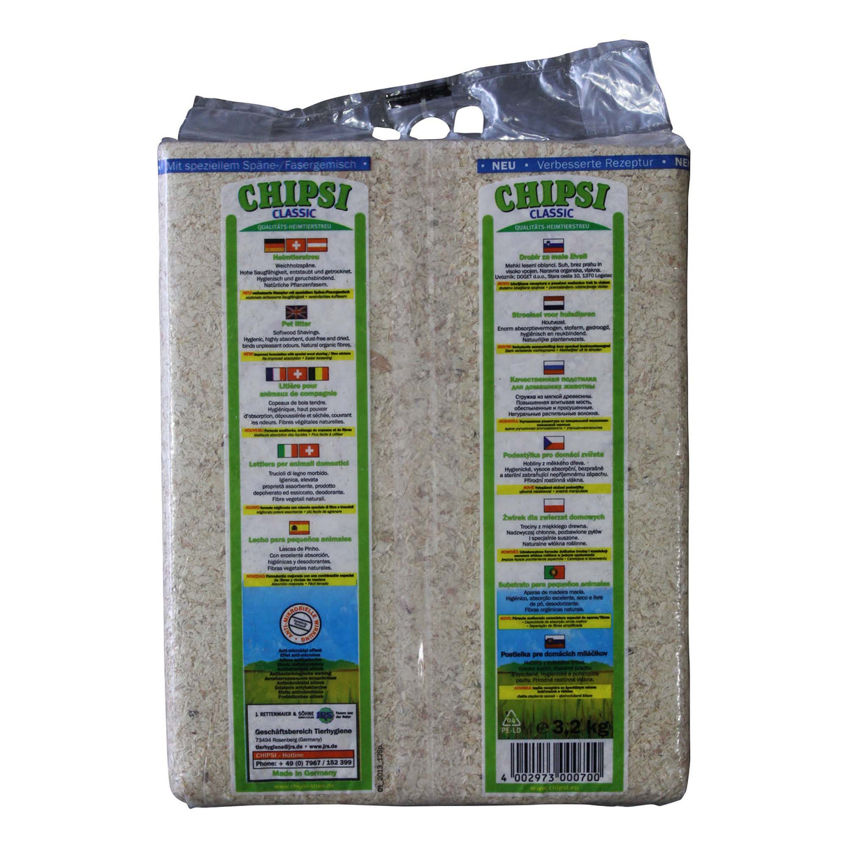 Lettiera Per Animali Piccoli Chipsi 3,2kg