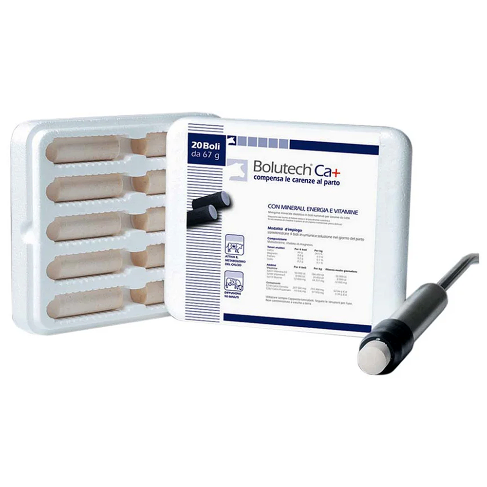 Bolutech ca+ 20x67 gr - compensa le carenze al parto