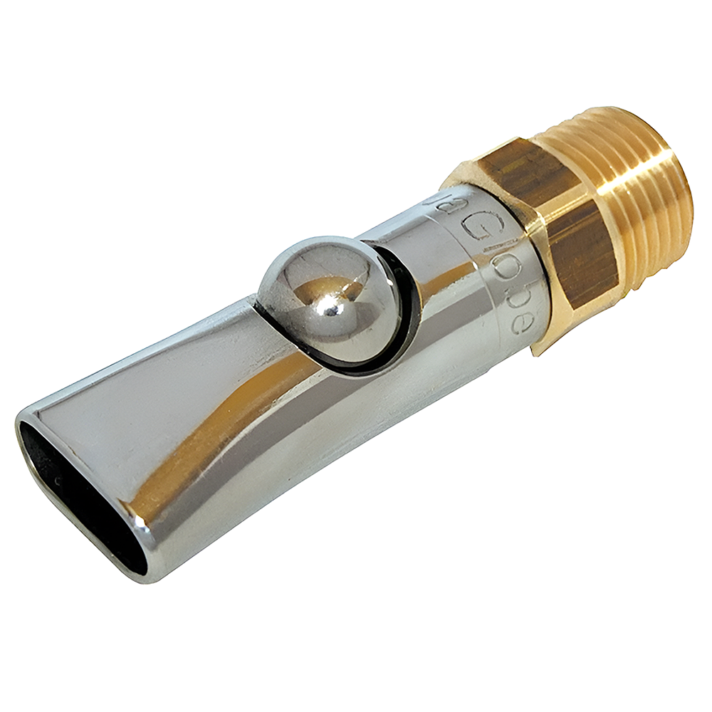 AquaGlobe Nipplo a mordente con filettata in ottone per suini