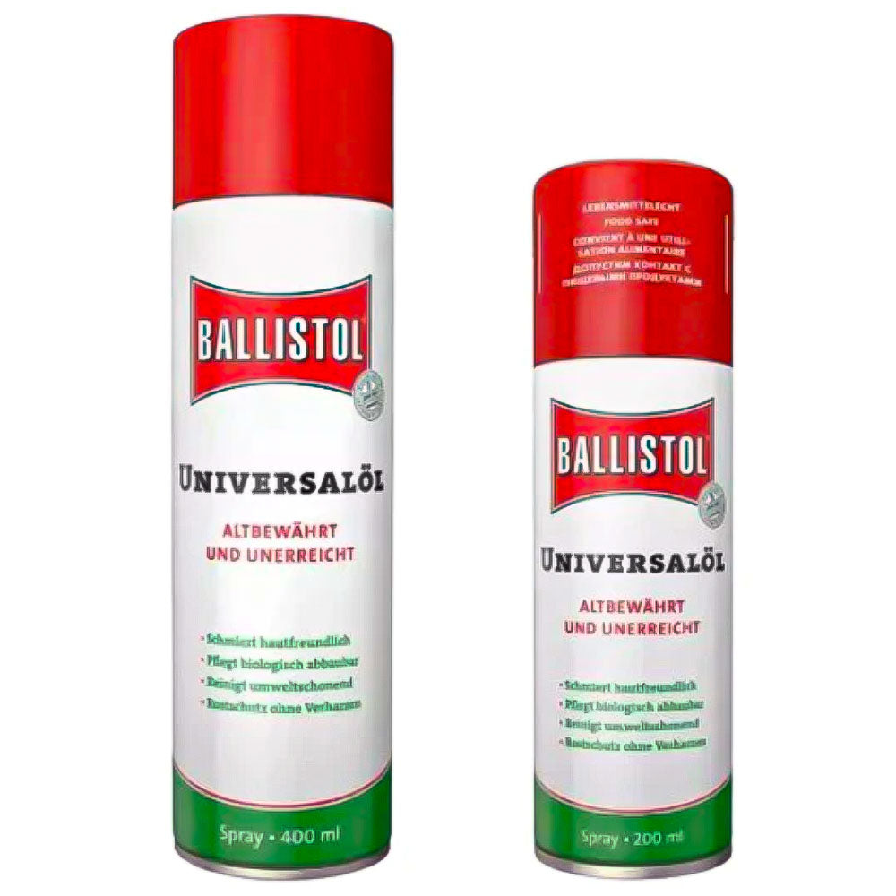Ballistol Spray Olio 200 ml e 400 ml - Lubrificante Multiuso per automobili, Meccanica, e Cura della Pelle
