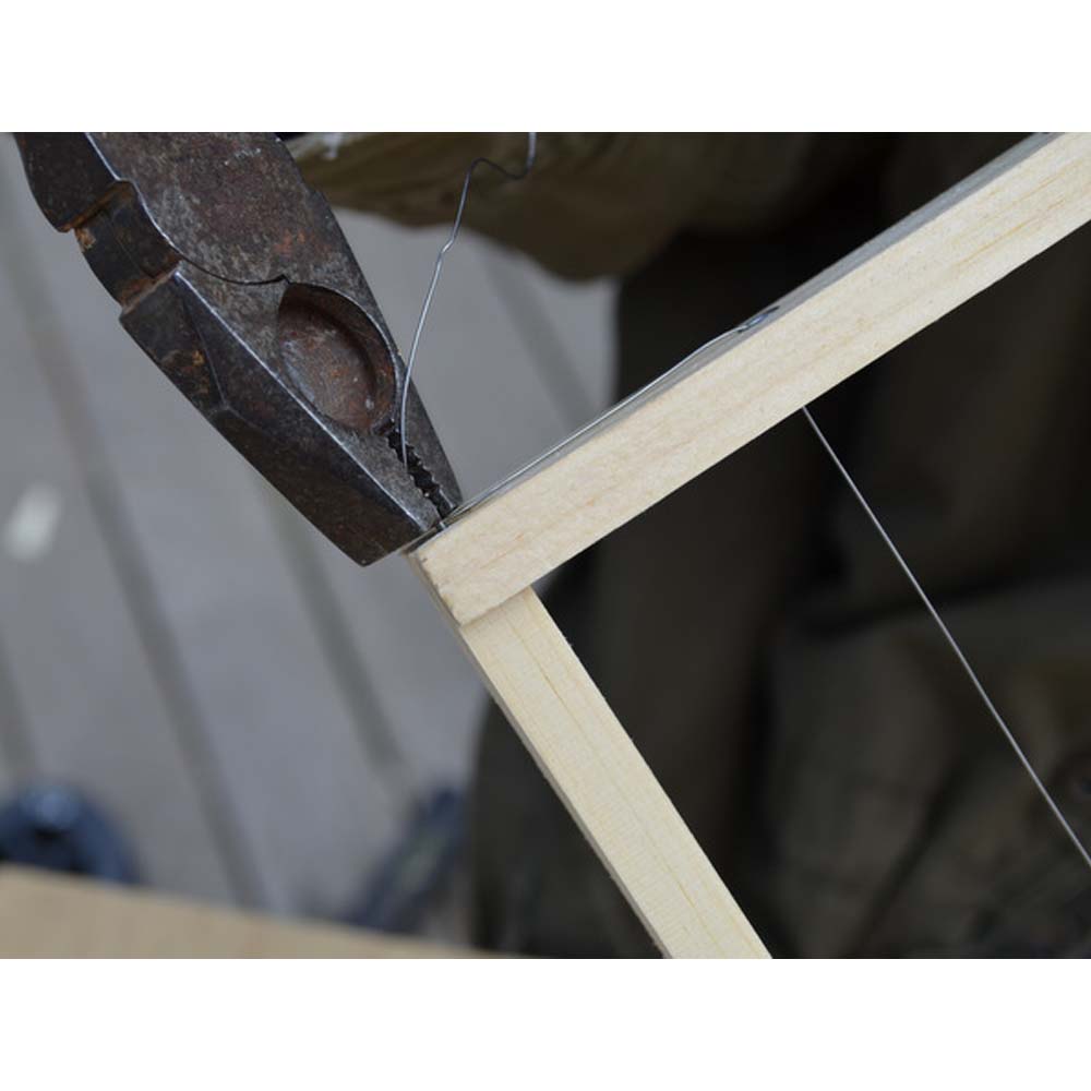 Filo a nido d'ape in acciaio inox