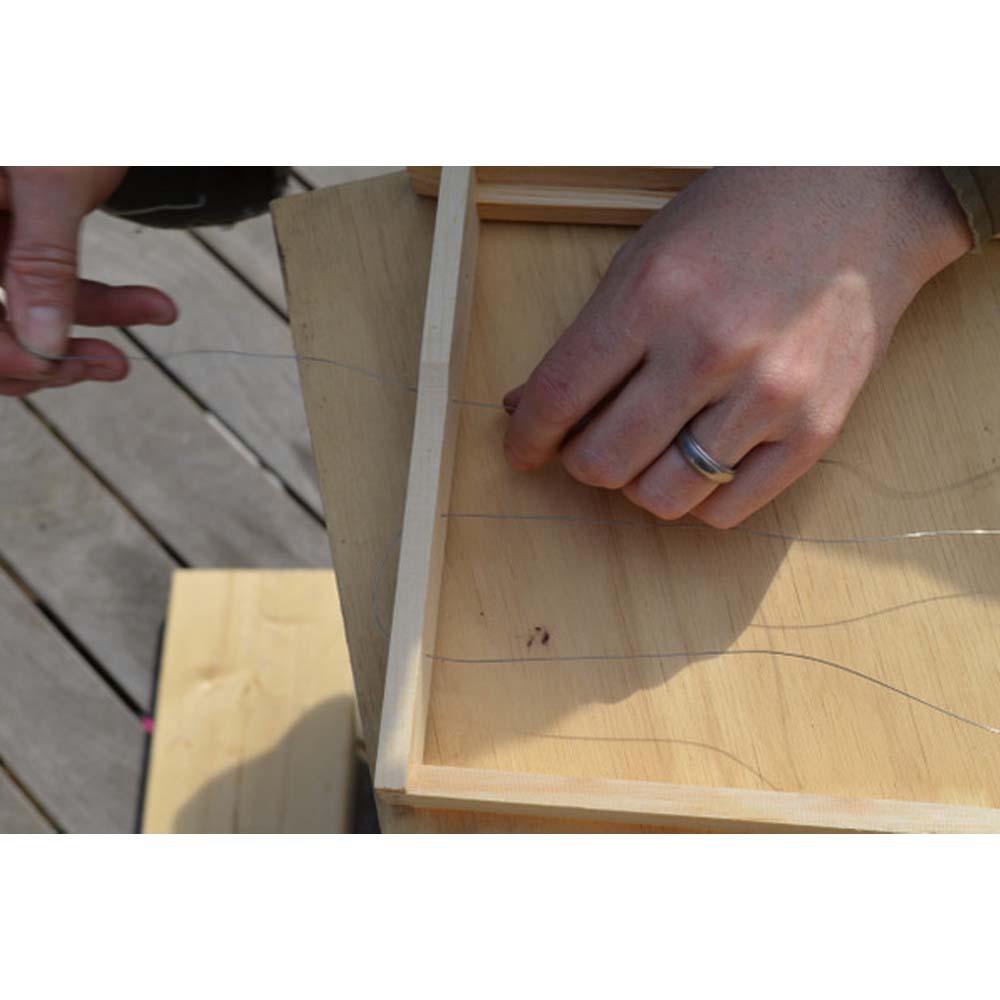 Filo a nido d'ape in acciaio inox