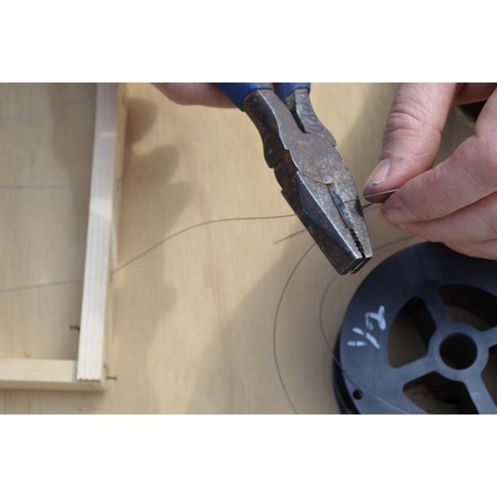 Filo a nido d'ape in acciaio inox