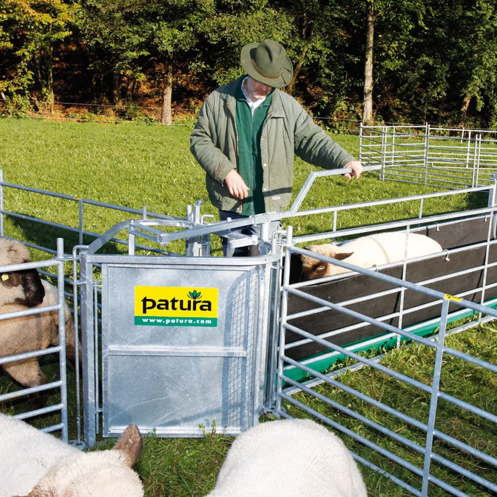 Cancello di Arresto e Smistamento a 2 Vie per Recinti Zootecnici