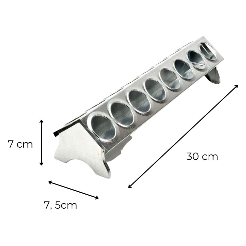 Mangiatoia A Fori Per Pulcini 16 Fori 30 cm
