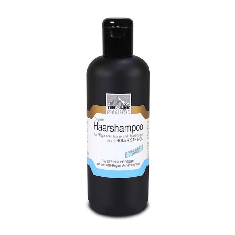 Shampoo per capelli con olio di pietra tirolese