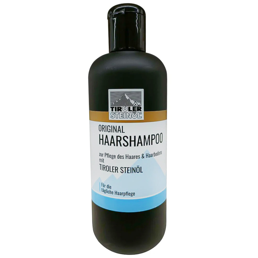 Shampoo per capelli con olio di pietra tirolese