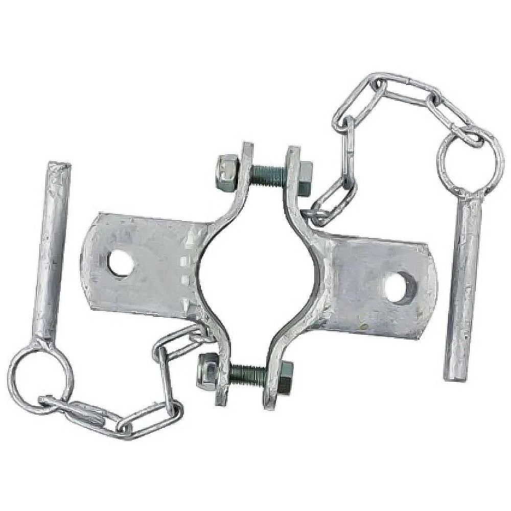 Morsetti 60 mm con 2 elementi di fissaggio