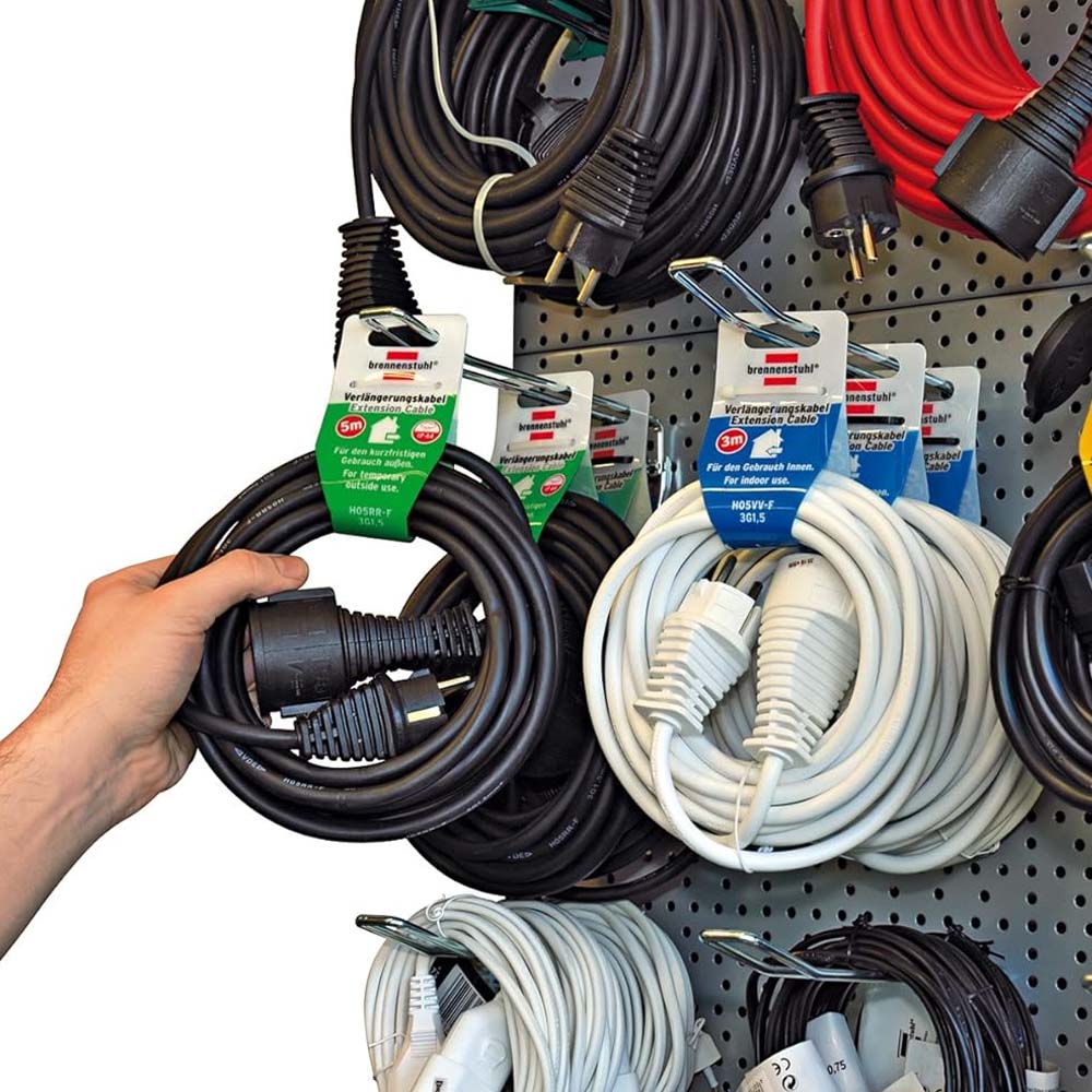 Cavo Prolunga Interno 3m con Spina e Accoppiatore di Sicurezza