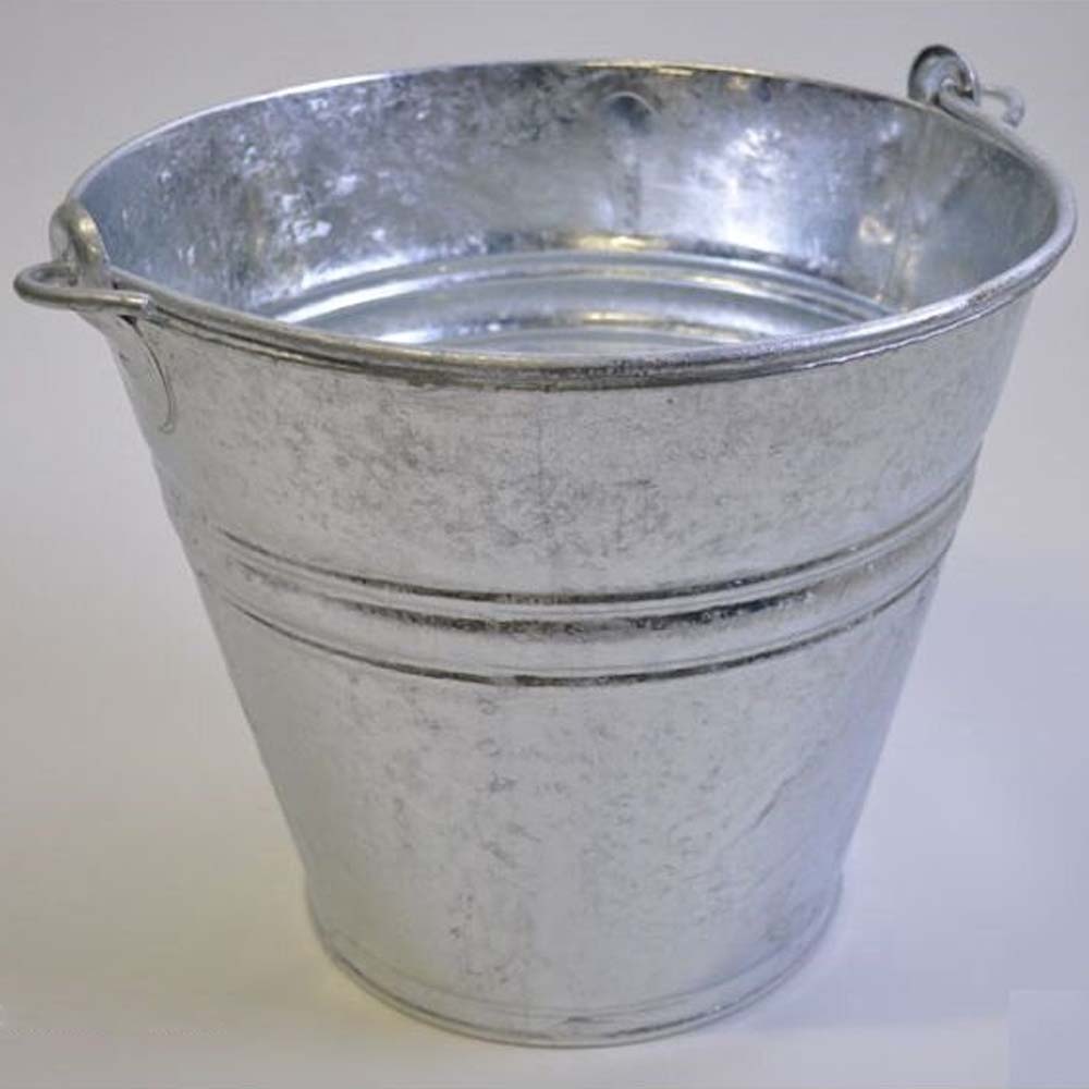 Secchio per acqua in zincato a caldo