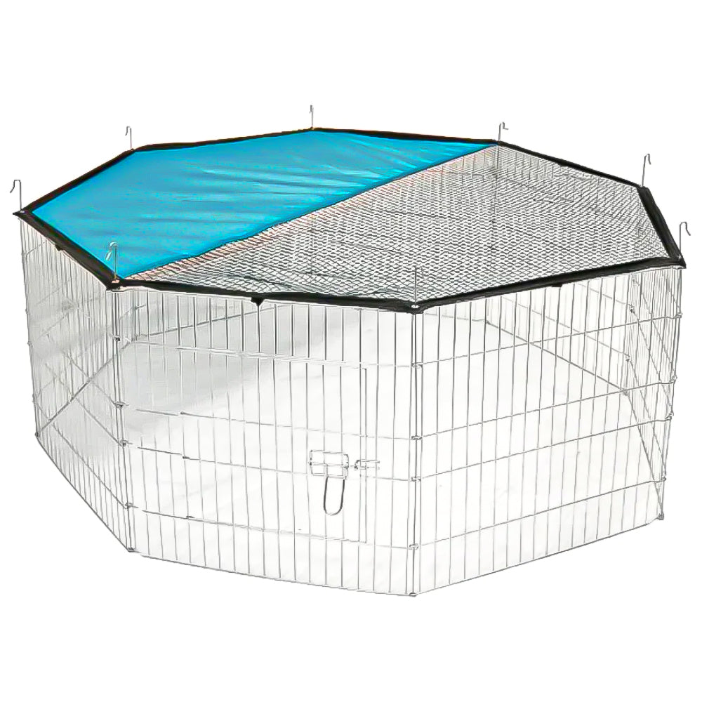 Recinto da esterno ottagonale con sportello