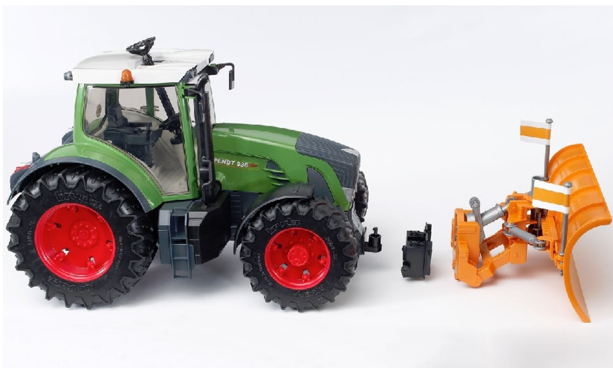 Bruder Camion da Costruzione con Lama Spazzaneve - Scala 1:16