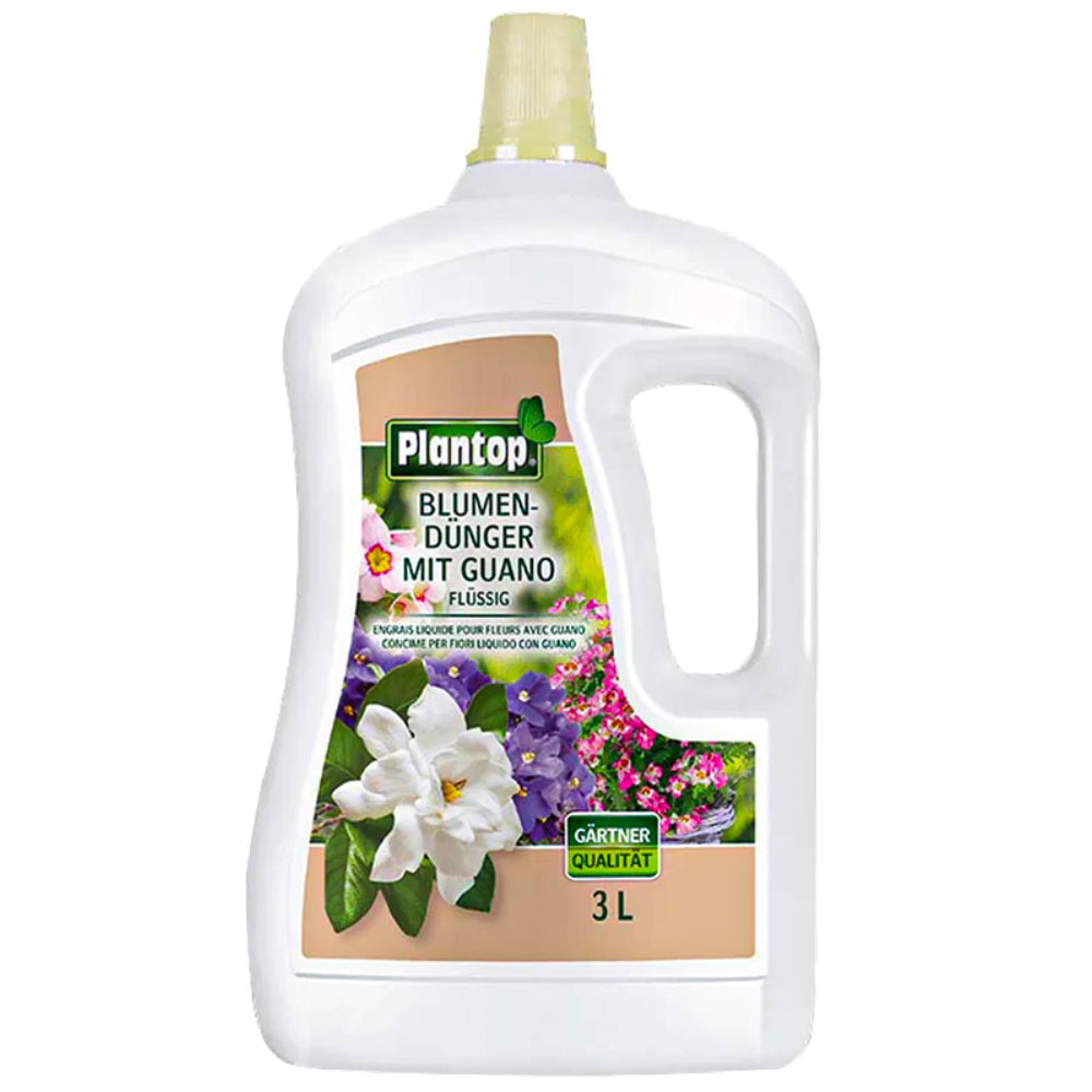 Plantop - Fertilizzante liquido per fiori con guano