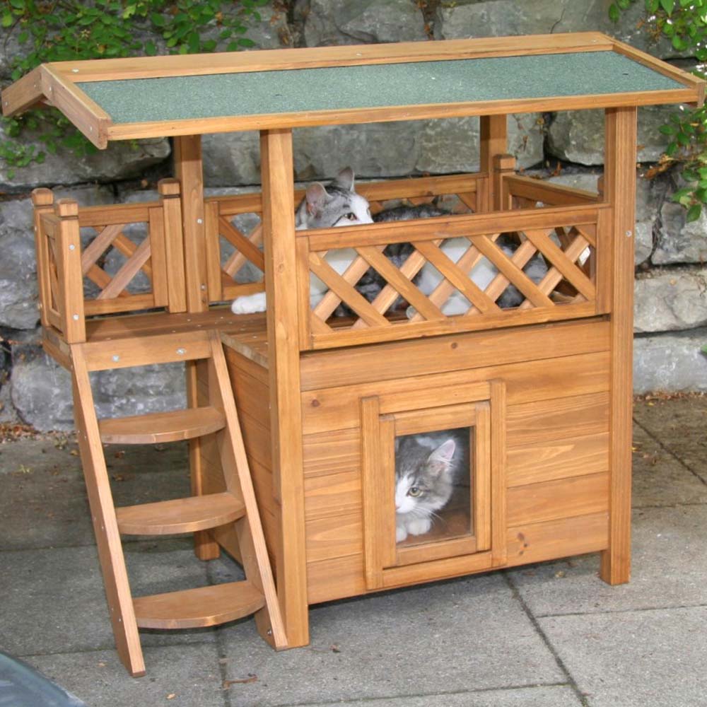 Casa per gatti Lodge a 2 piani