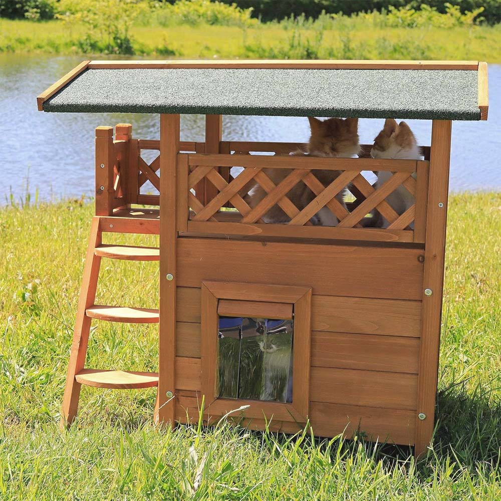 Casa per gatti Lodge a 2 piani