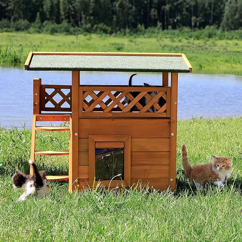 Casa per gatti Lodge a 2 piani