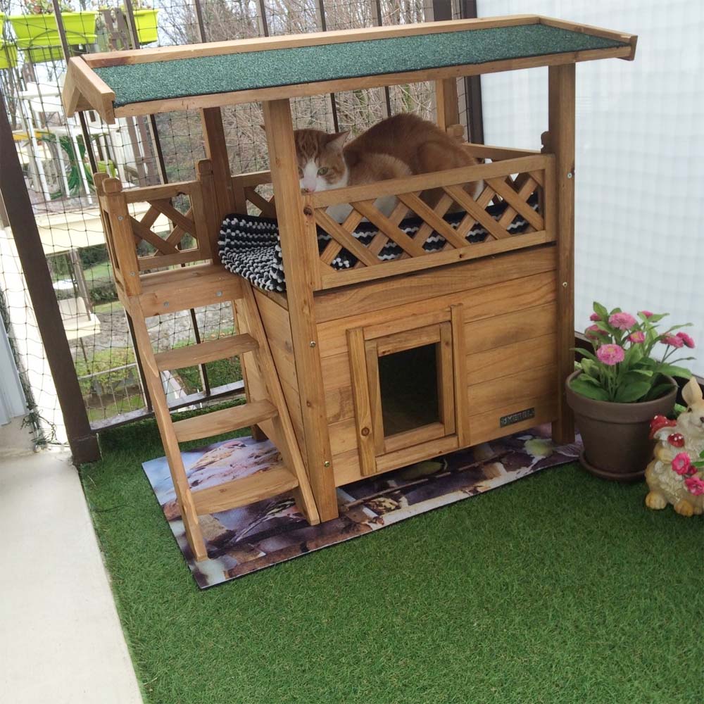 Casa per gatti Lodge a 2 piani