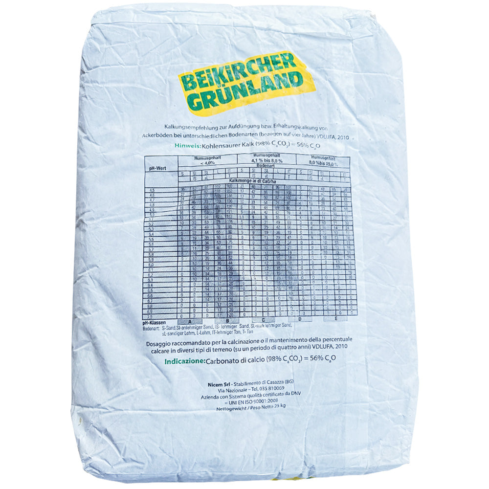 Carbonato di calcio ad uso zootecnico