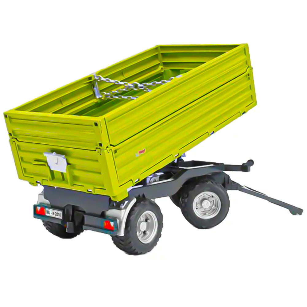 Bruder Rimorchio Ribaltabile a 3 Vie Fliegl con Sponde Aggiuntive 4 - Scala 1:16 per Bambini