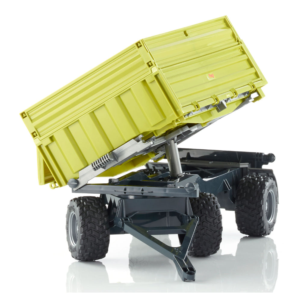 Bruder Rimorchio Ribaltabile a 3 Vie Fliegl con Sponde Aggiuntive 4 - Scala 1:16 per Bambini