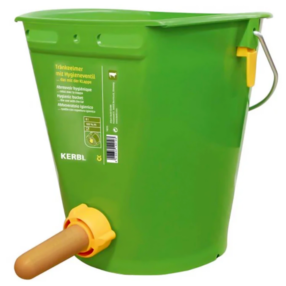 Secchio per vitelli con valvola