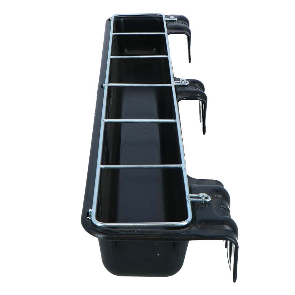 Mangiatoia lunga con ringhiera per capre e pecore