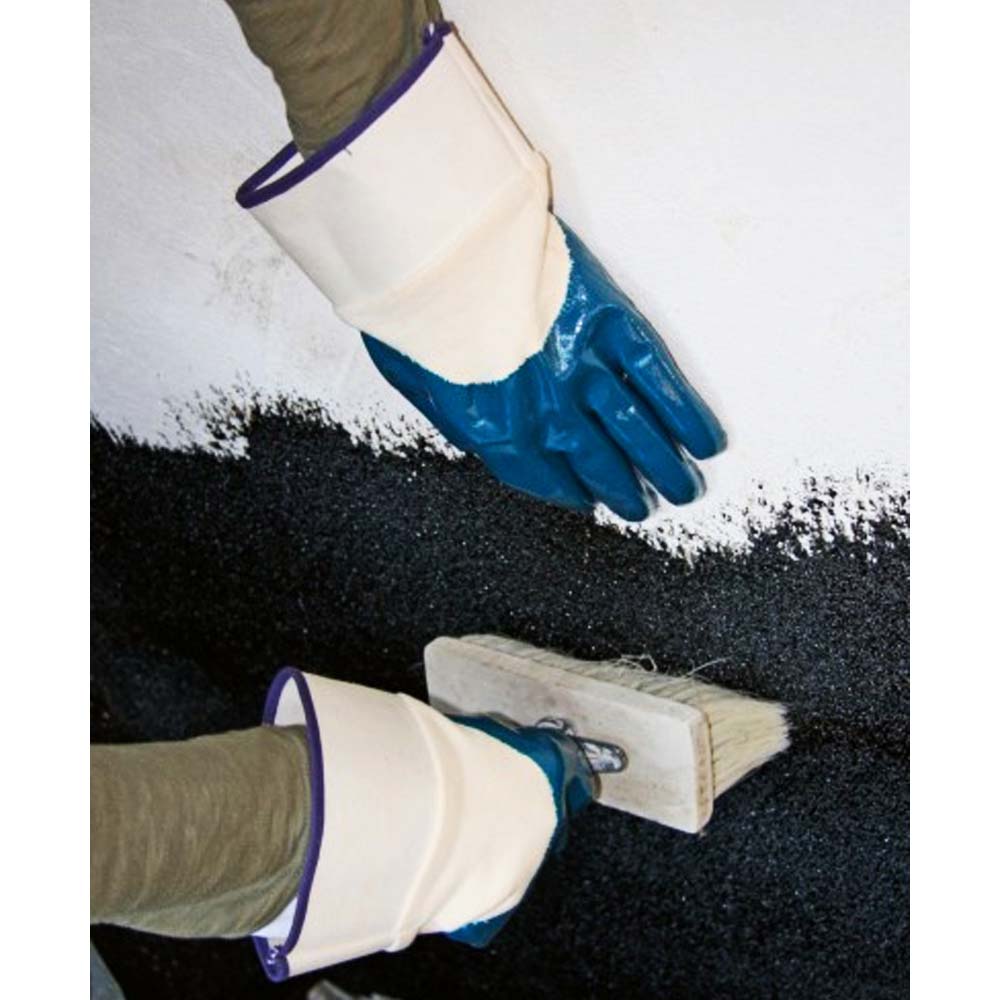 Guanto robusto in nitrile con risvolto BluNit