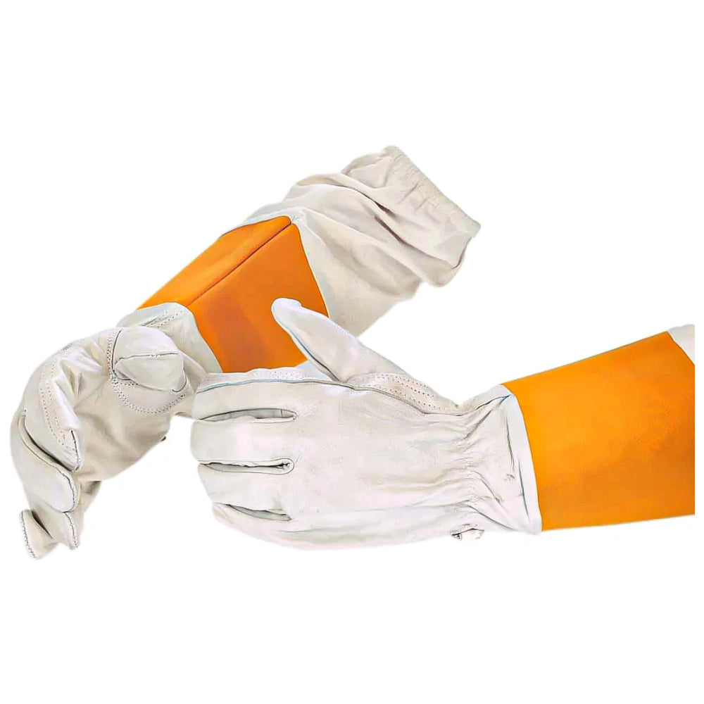 Imgut® Guanti in pelle Yak varie misure per apicoltura