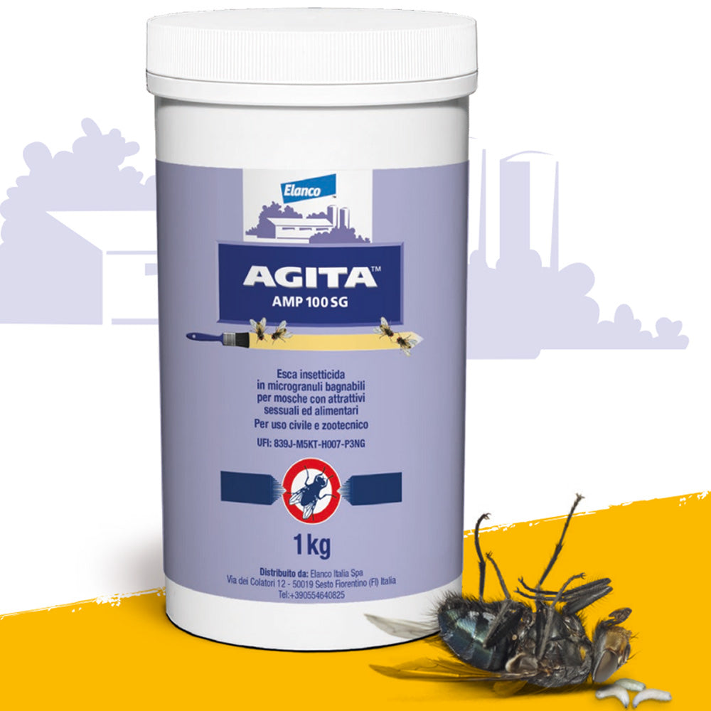 Agita® AMP 100 SG - Insetticida Repellente per Mosche 1kg