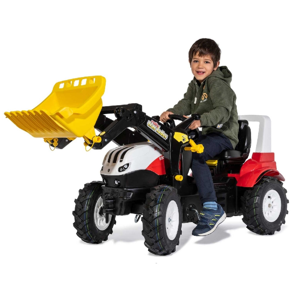 Trattore Farmtrac Premium con Pala e Ruote Gommose – Steyr 6300 Terrus