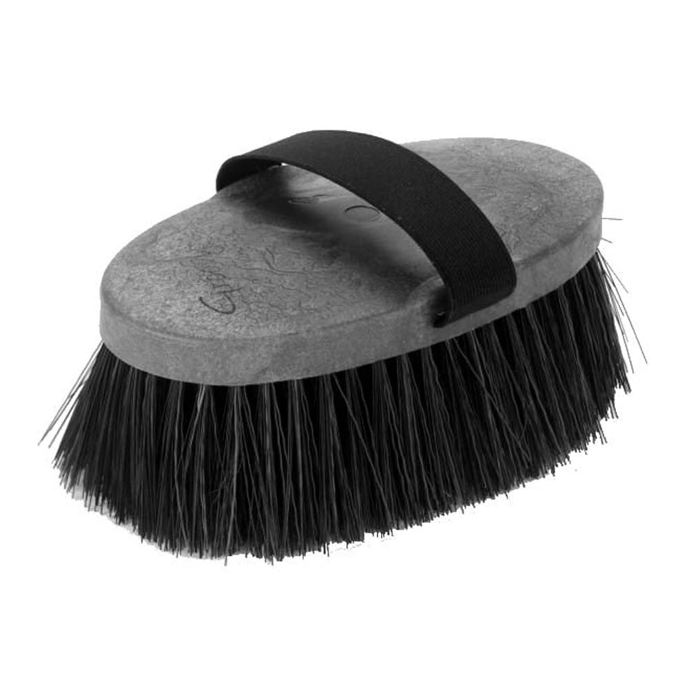 Spazzola cavallo Groovy con setole morbide e cinghia elastica